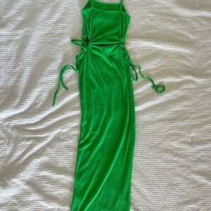 Elegant Green Maxi Dress